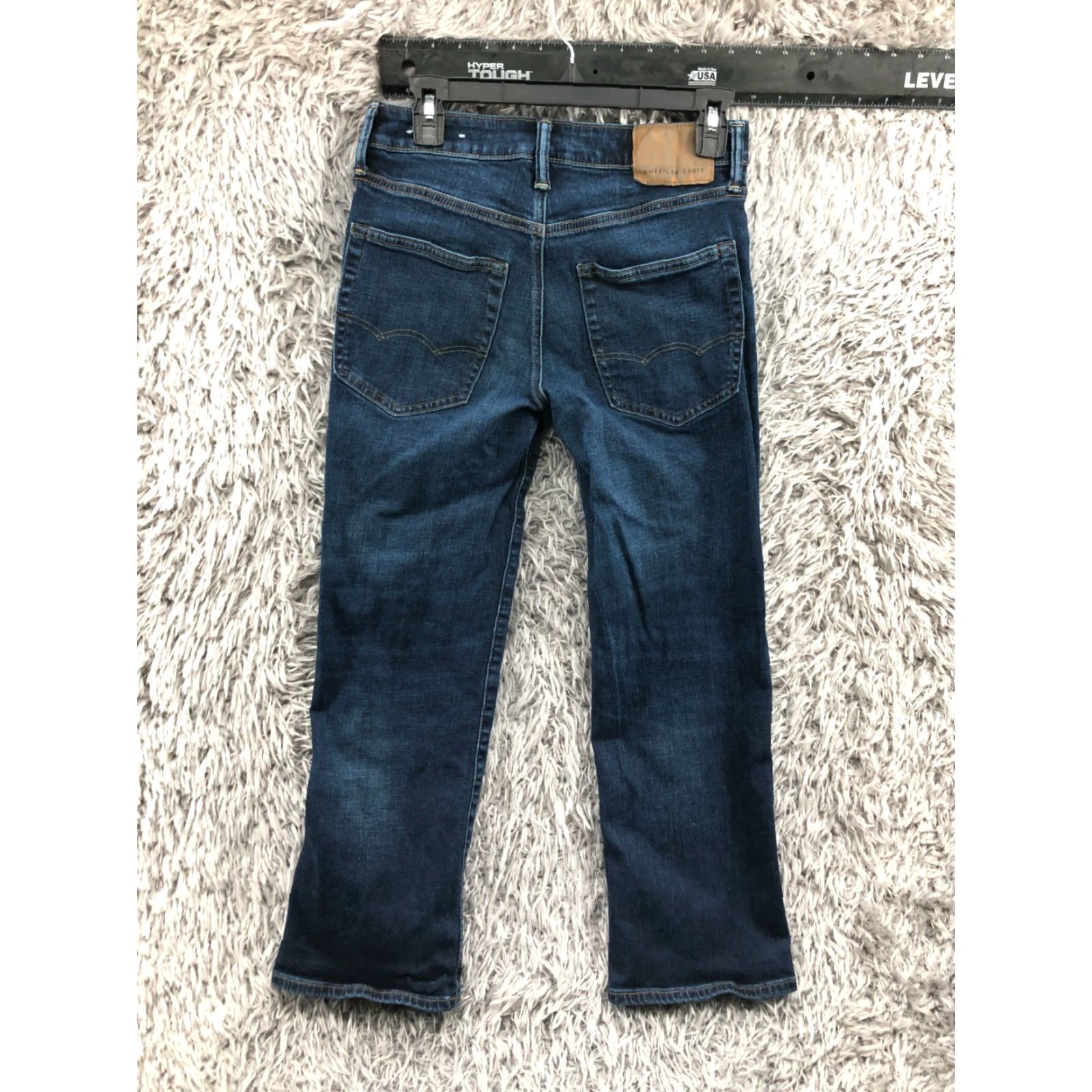 American Eagle Outfitters VINTAGE American Eagle Outfitters American Classic Bootcut Jeans 26x28 Mens Dark Wash Blue FlAW Size US 26 / EU 42 - 7 Thumbnail