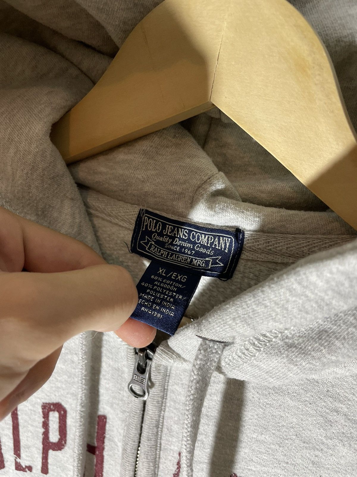Polo Ralph Lauren × Vintage Polo Ralph Lauren vintage streetwear hoodie Size S / US 4 / IT 40 - 5 Thumbnail
