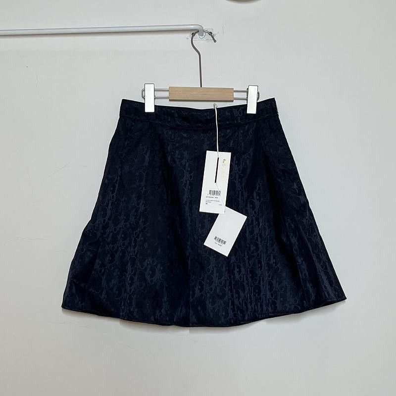 Dior Dior Oblique Pattern Mini Skirt Size 38 Size 27" / US 4 / IT 40 - 1 Thumbnail