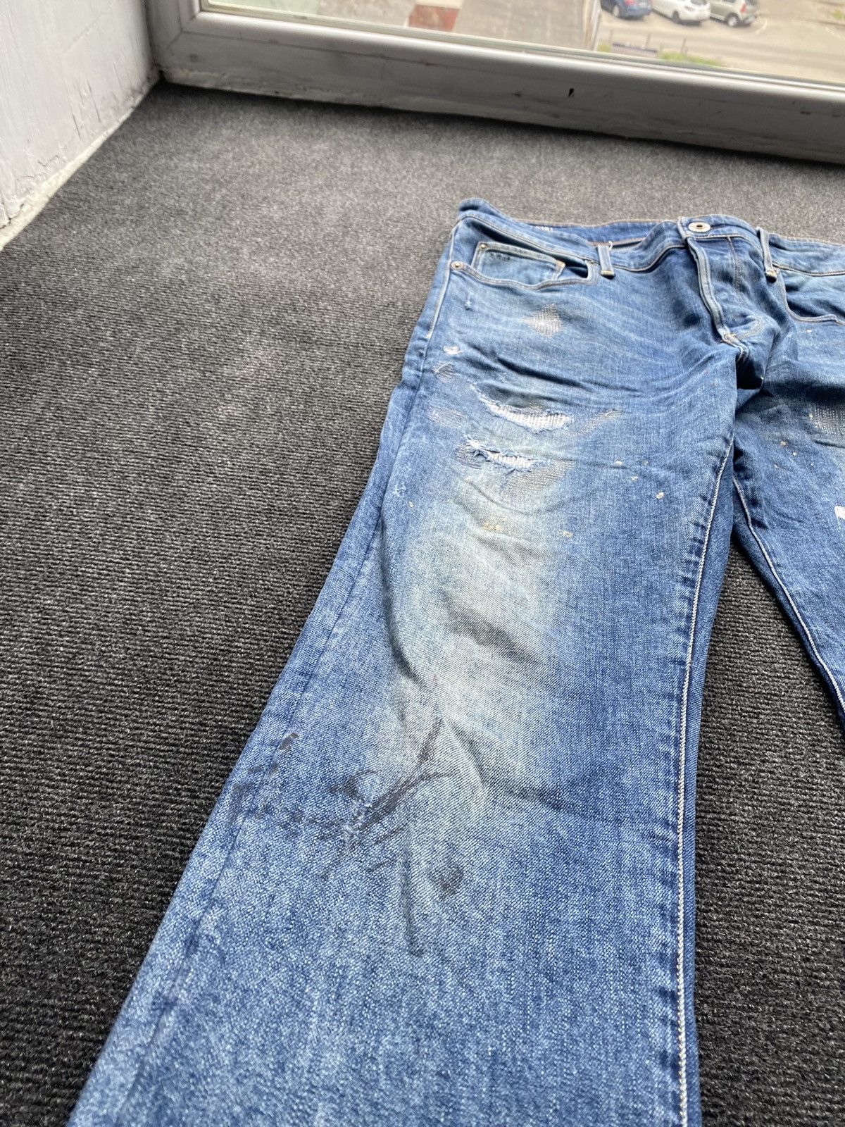 G-Star 🔥Opium Punk G Star 3301 Slim Blue jeans 34 Size US 34 / EU 50 - 18 Thumbnail