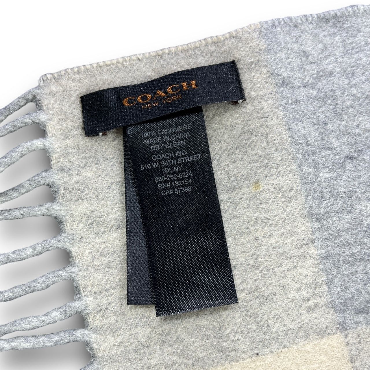 Vintage Coach Cashmere Scarf / Muffler / Neckwear T416 Size ONE SIZE - 5 Thumbnail