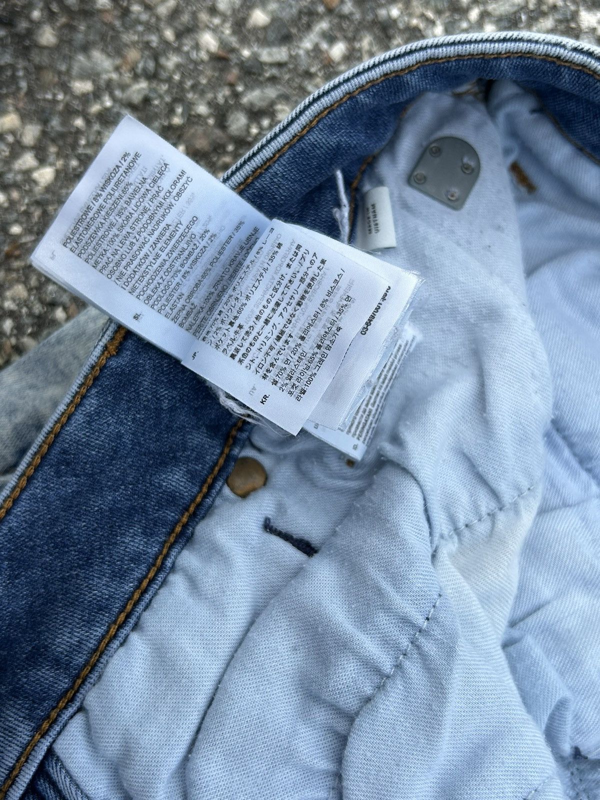 G-Star G Star Raw D- Staq 3D Super Slim Distressed Jeans Size US 30 / EU 46 - 16 Thumbnail