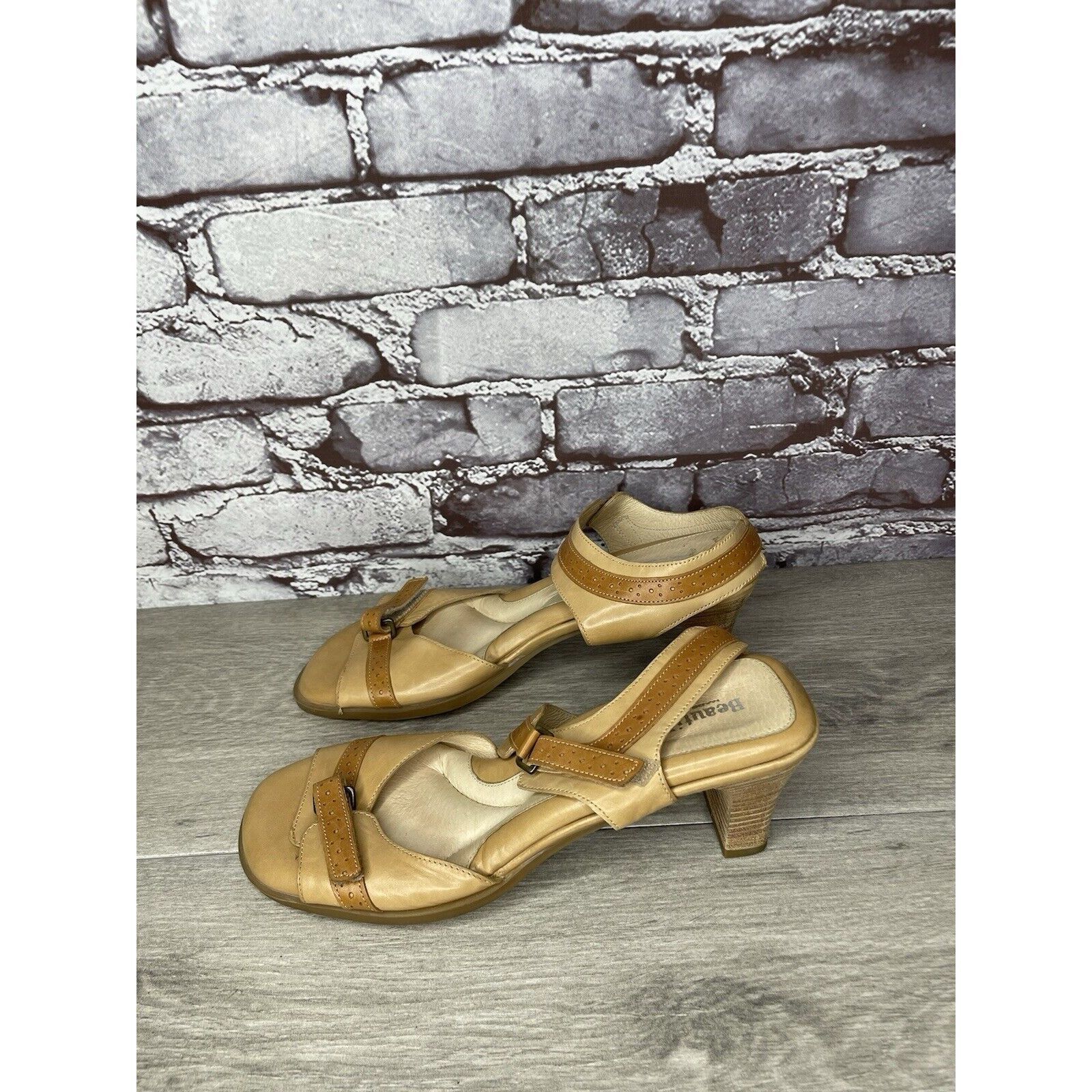 Other Beautifeel Brown Leather Casual Heel Strappy Sandals Women’s Size US 10.5 / IT 40.5 - 1 Thumbnail