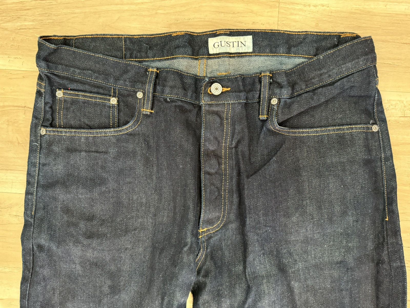 Gustin Men's GUSTIN Selvedge jeans 40 X 34 California Straight Raw Size US 40 / EU 56 - 2 Thumbnail
