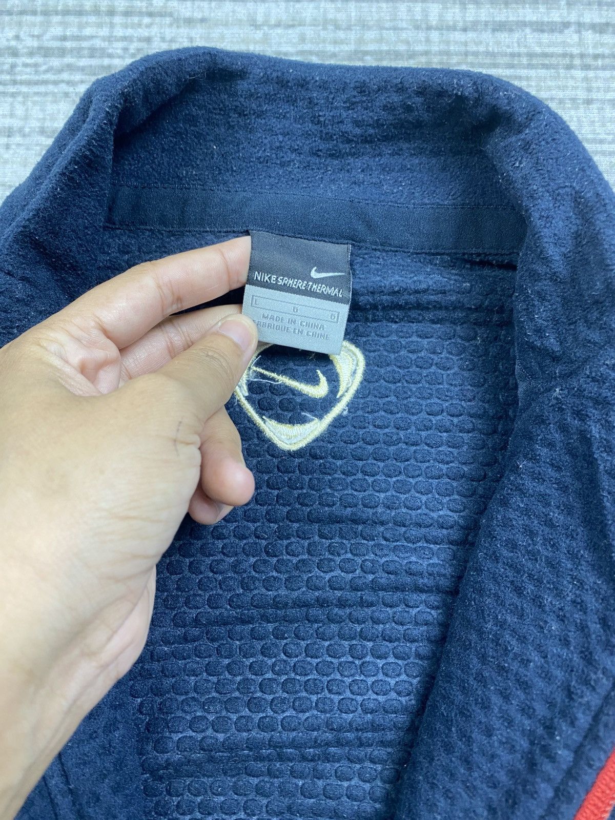 Japanese Brand × Nike × Vintage Vintage Nike 90 Sphere Thermal Embroidery Logo Zipper Jacket Size US M / EU 48-50 / 2 - 9 Thumbnail