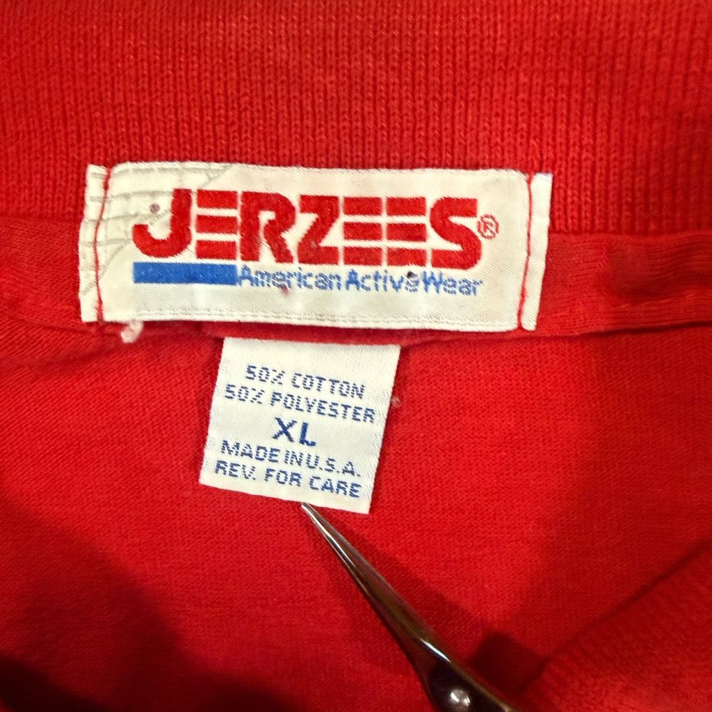 Jerzees Jerzees Men’s Polo Shirt XL Red Pocket Size US XL / EU 56 / 4 - 7 Thumbnail