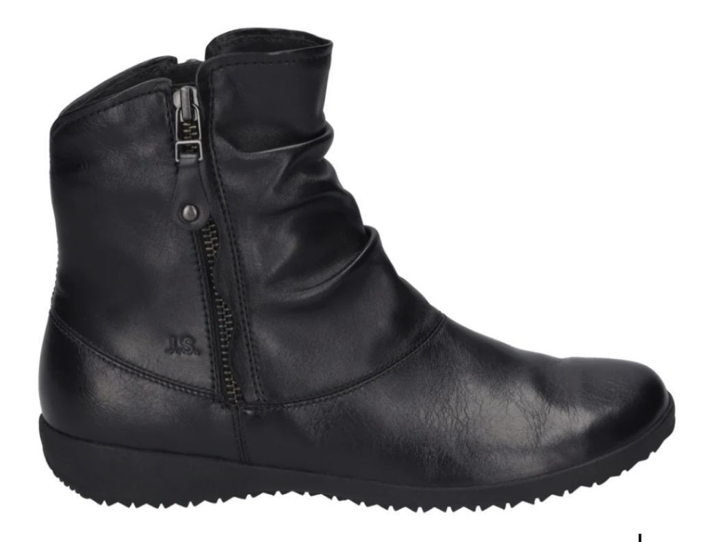 JOSEF SEIBAL Josef Seibel Naly 24 Rouched Soft Leather Booties Size 39 Size US 8.5 / IT 38.5 - 2 Thumbnail