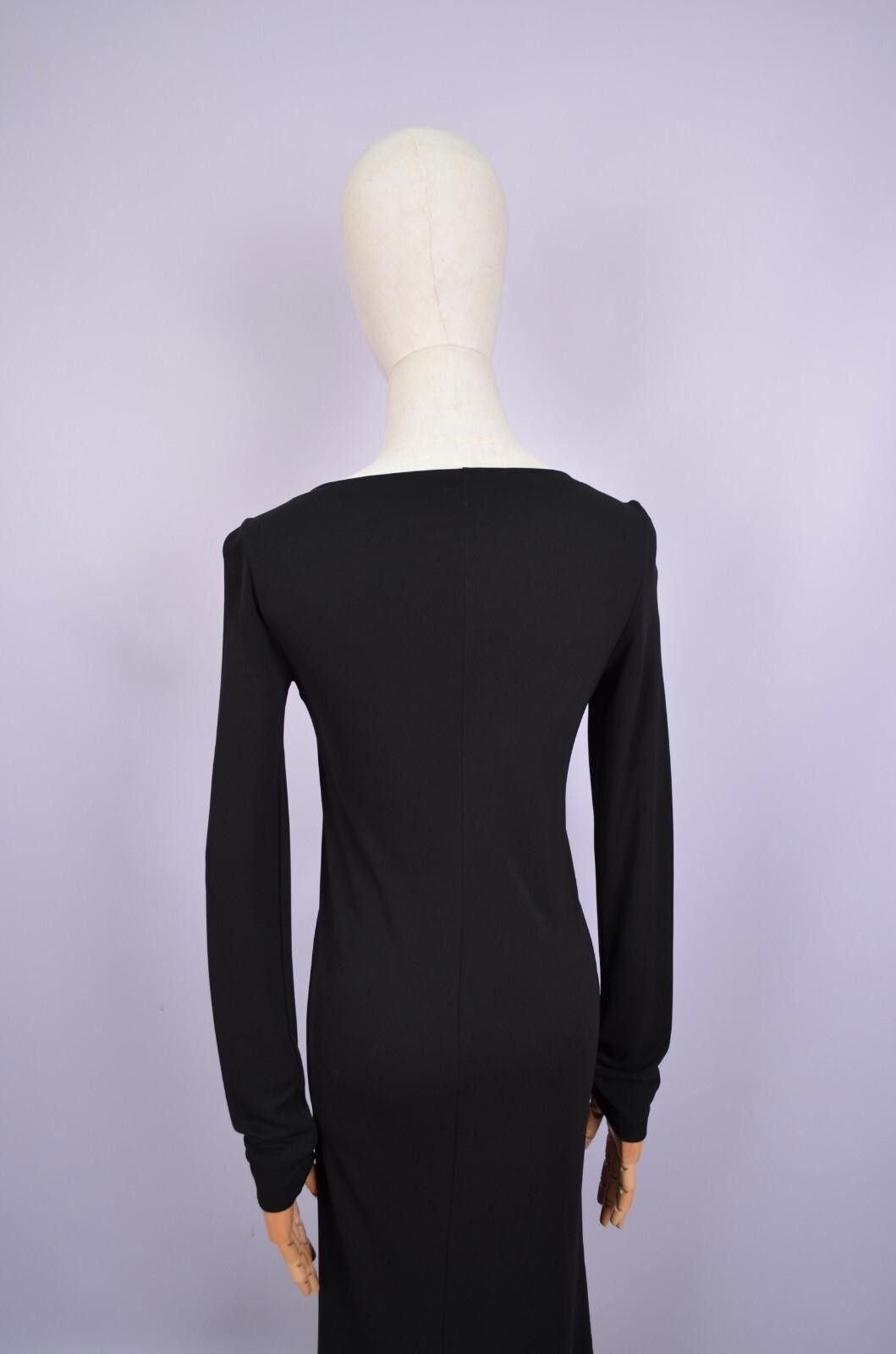 Louis Vuitton Louis Vuitton Black Knee Length Viscose Dress Size 40 US8 Size M / US 6-8 / IT 42-44 - 7 Thumbnail
