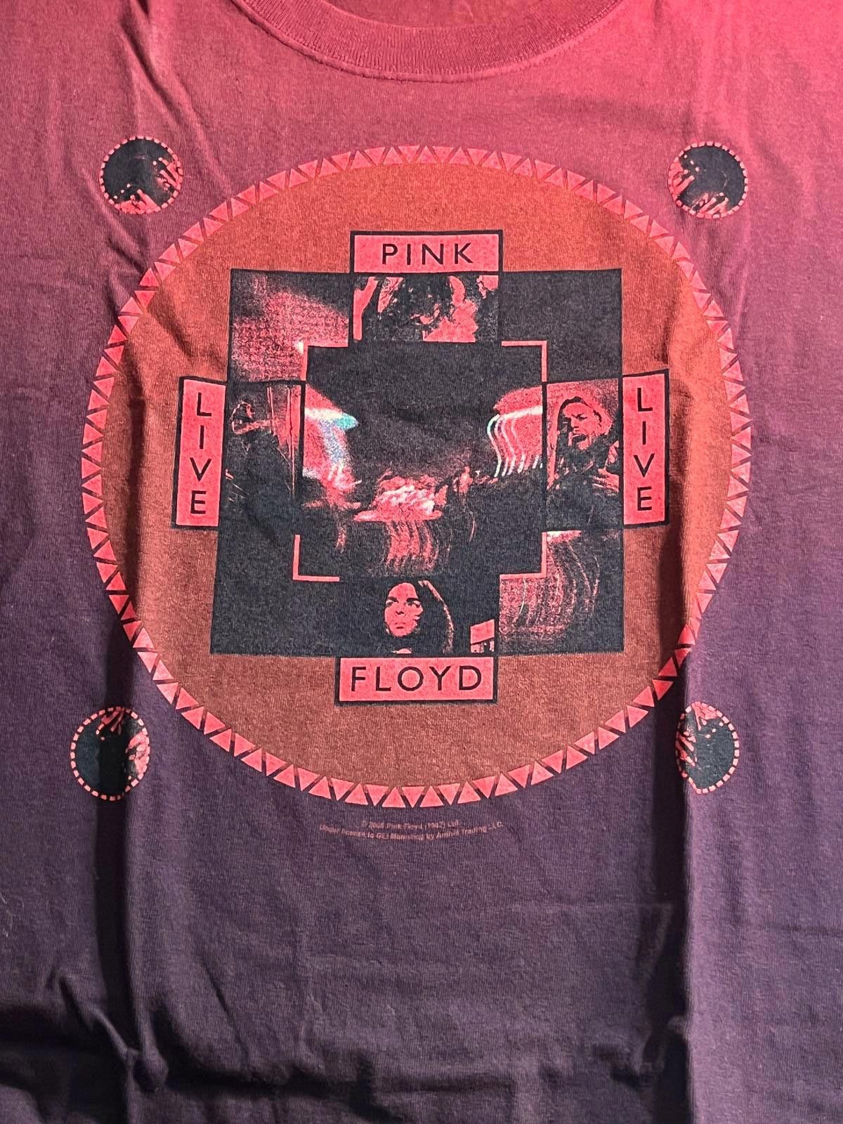 Designer Pink Floyd Red Dye T-shirt Live Over Dyed Shirt XL Size US XL / EU 56 / 4 - 3 Thumbnail