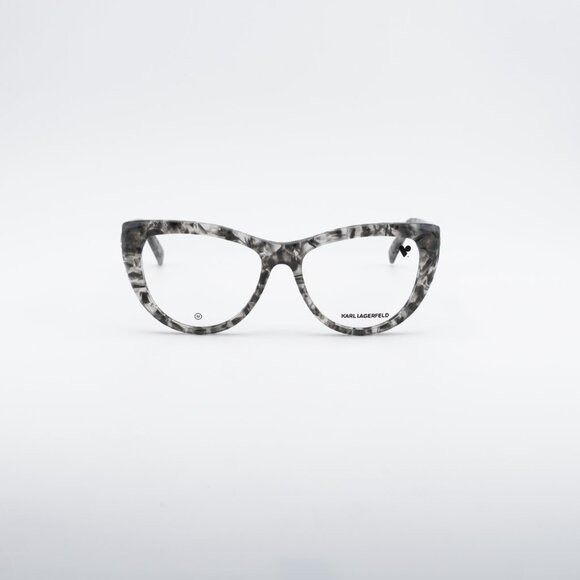 Karl Lagerfeld Karl Lagerfeld KL6133 062 Eyeglasses Textured Grey 54mm Size ONE SIZE - 3 Thumbnail