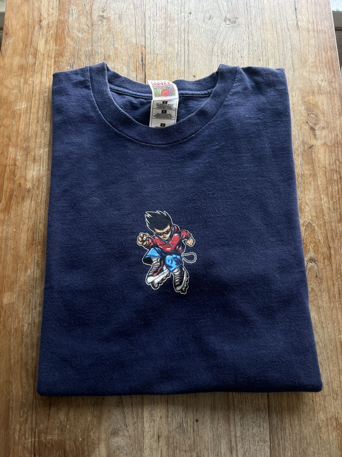 Vintage Vintage Livin Phat Roller blade Skateboard Brand 90’s Tshirt Size US L / EU 52-54 / 3 - 1 Thumbnail