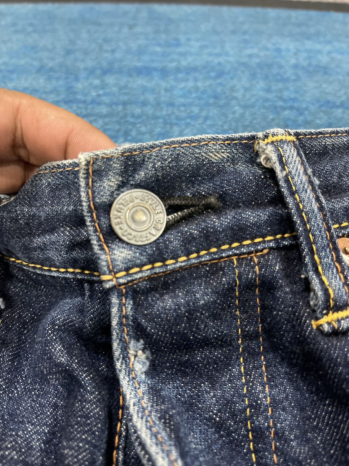 Evisu Vintage Evisu No.2 Selvedge Distressed Denim Pants Size US 29 - 9 Thumbnail