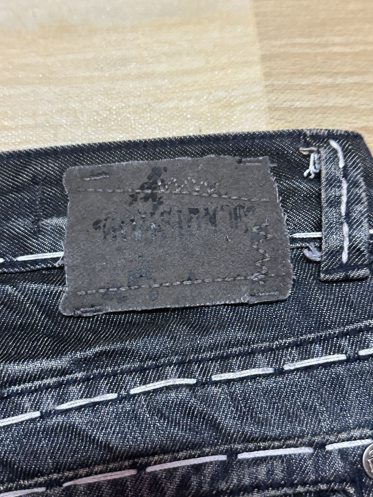Other Rare🔥Distressed Buckle Division Bootcut Denim Size US 38 / EU 54 - 22 Thumbnail