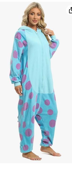NBDN Nobrandedon Slim Fit Unisex Adult One piece Sleepwear SIZE MEDIUM Size ONE SIZE - 2 Thumbnail