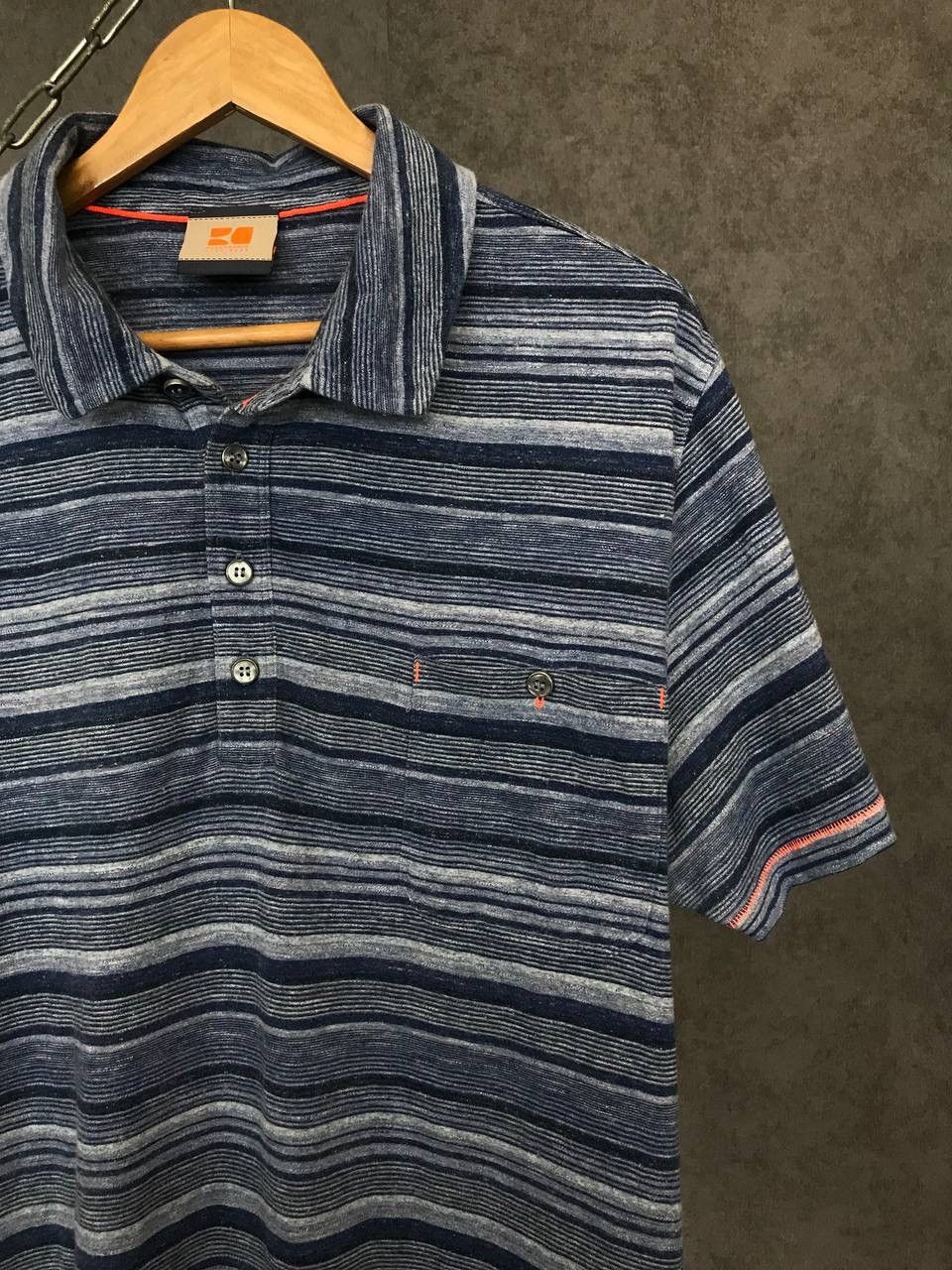 Hugo Boss Hugo Boss Orange designer polo tee Size US XL / EU 56 / 4 - 2 Thumbnail