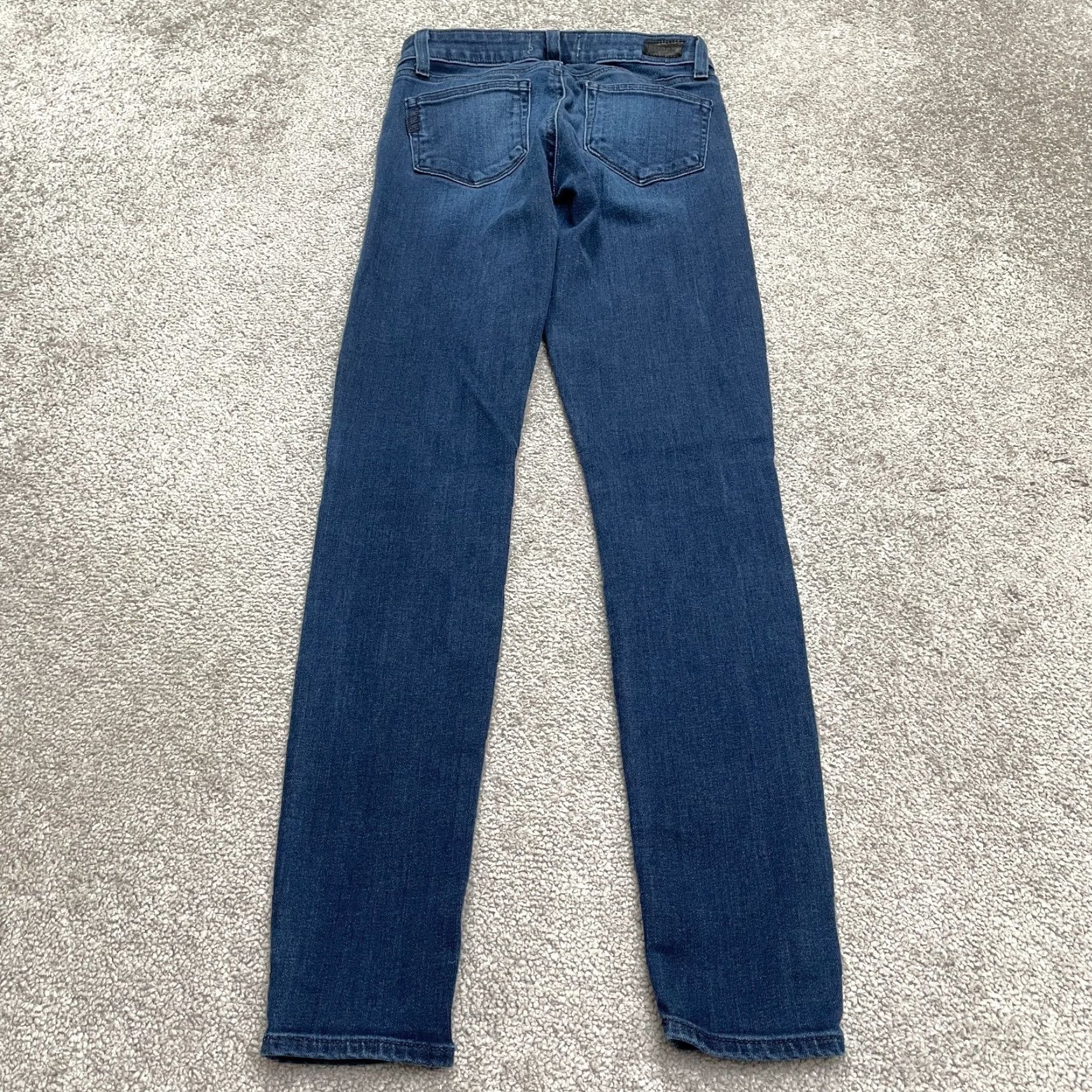 Paige VINTAGE Paige Verdugo Skinny Denim Jeans Womens 24 Blue Low Rise Stretch 29in Urban Style Women Size 42" / US 20 - 2 Thumbnail
