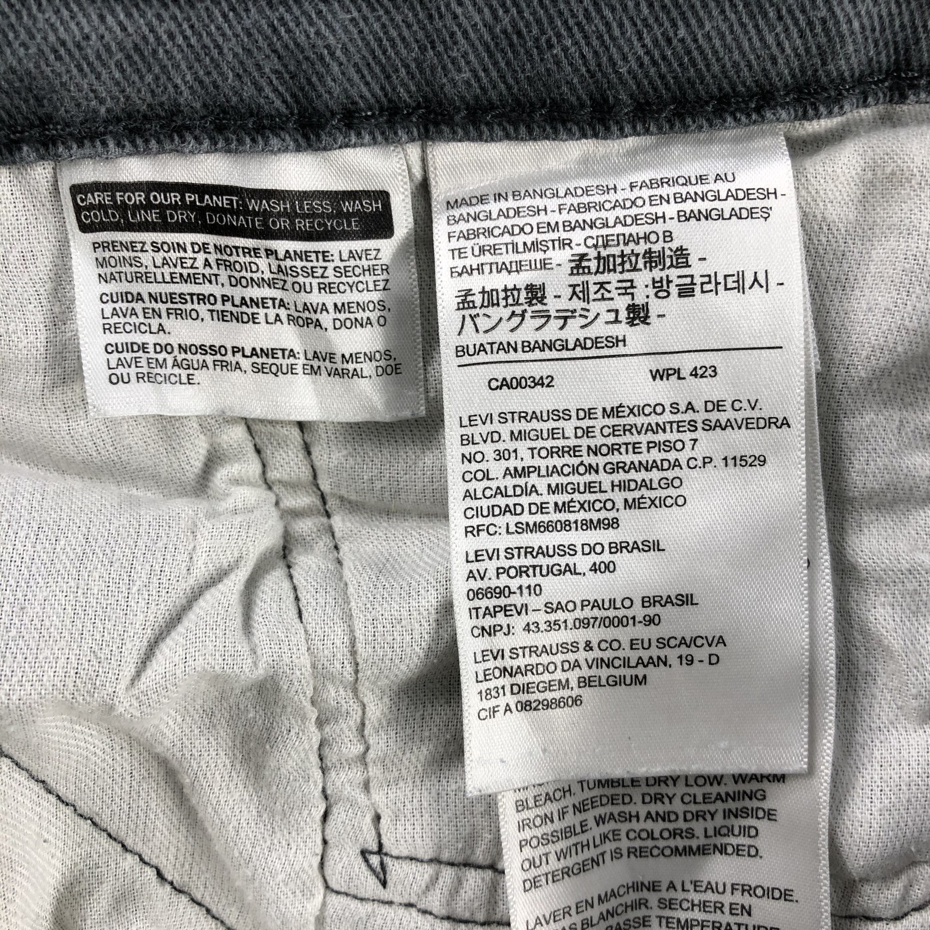 Levi's × Vintage Vintage Faded Black Levis 511 Jeans-JM3180 Size US 34 / EU 50 - 12 Thumbnail