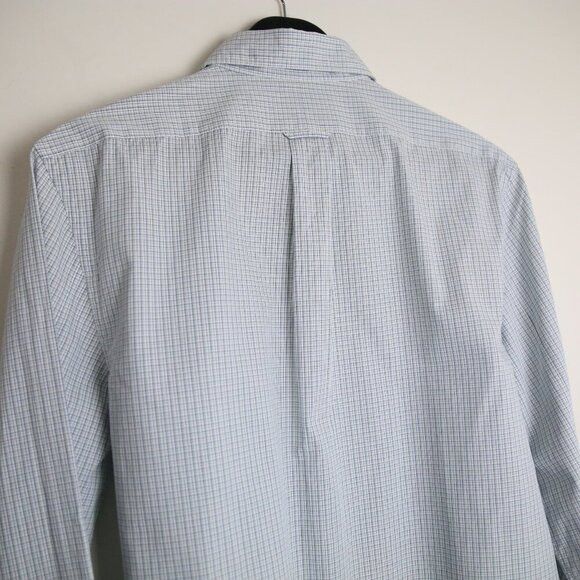 Bloomingdale's The Men's Bloomingdale's Gingham Button Down Stretch Fabric Size US M / EU 48-50 / 2 - 6 Thumbnail