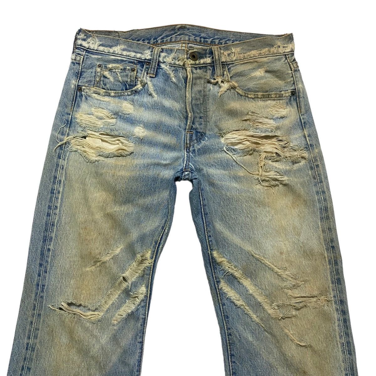 wjk WjK Thrashed Dirt Washed Selvedge Jeans Size US 31 - 3 Thumbnail