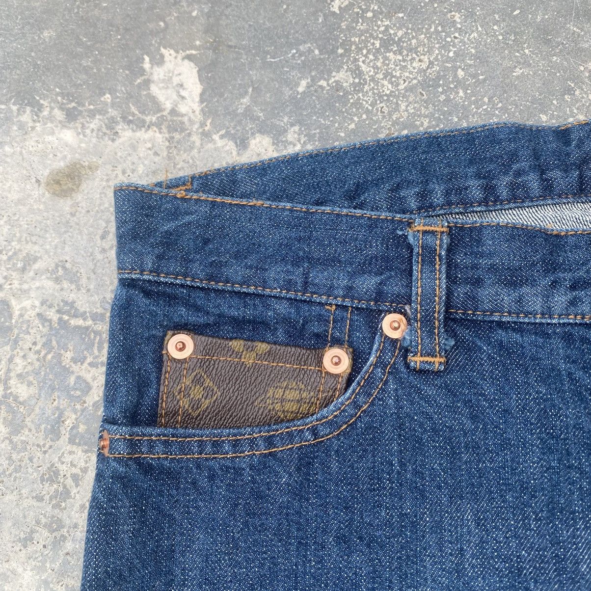 Beams Plus Beams Boy LV Monogram jeans Size US 29 - 5 Thumbnail