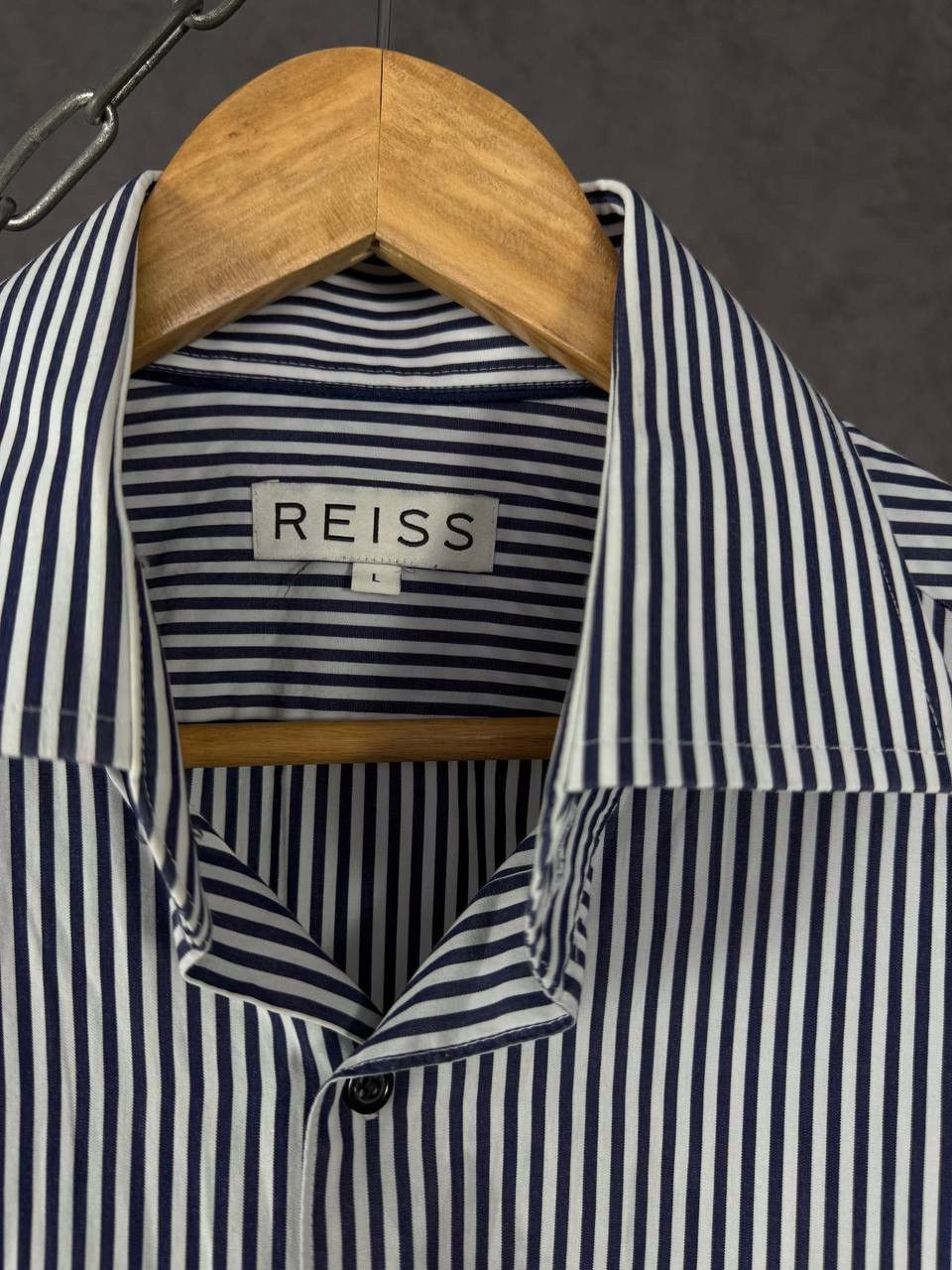 Reiss Reiss designer striped shirt Size US L / EU 52-54 / 3 - 3 Thumbnail