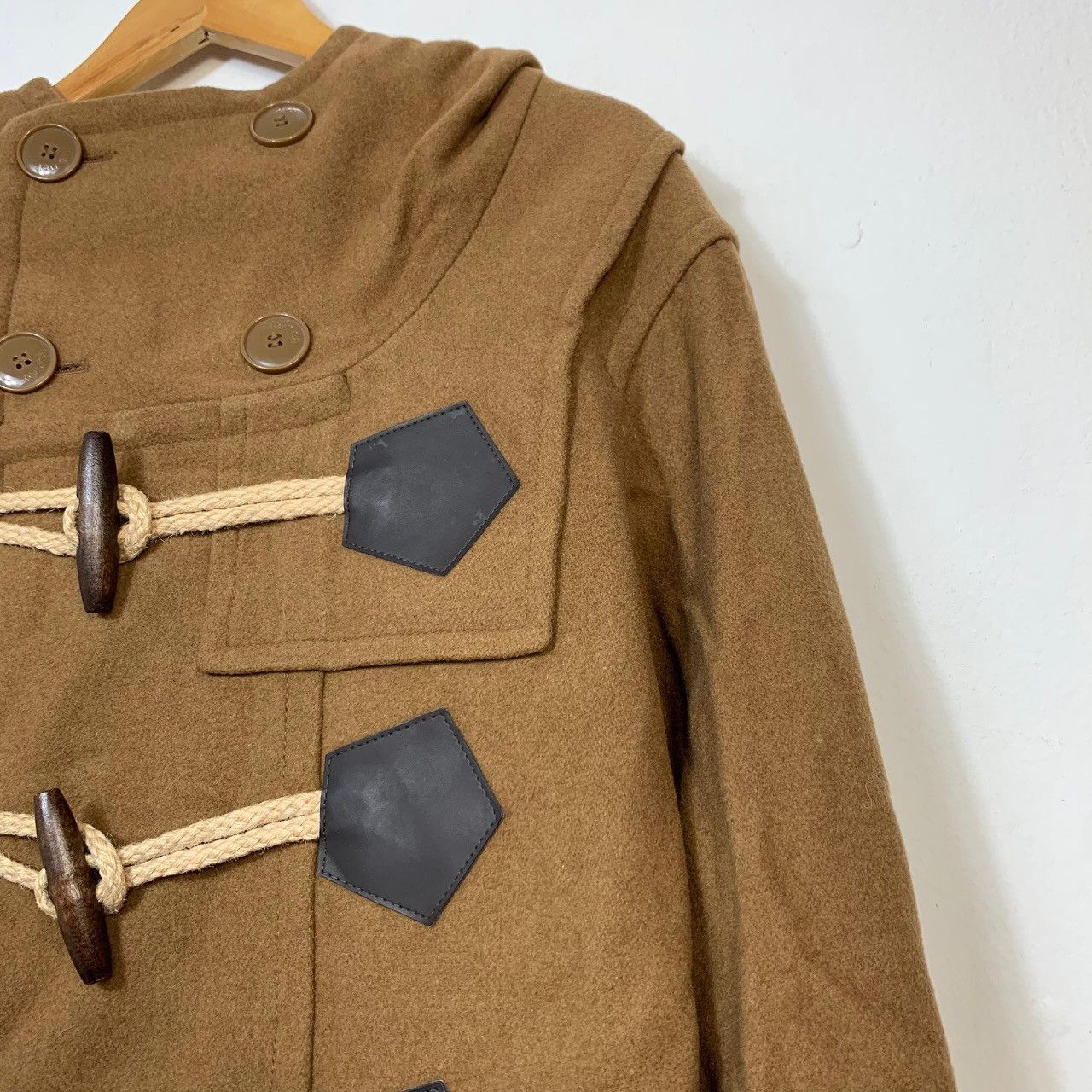 Ne-Net ARCHIVE Issey Miyake Ne-Net Japanese Wood Toggle Duffle Coat Size US L / EU 52-54 / 3 - 7 Thumbnail