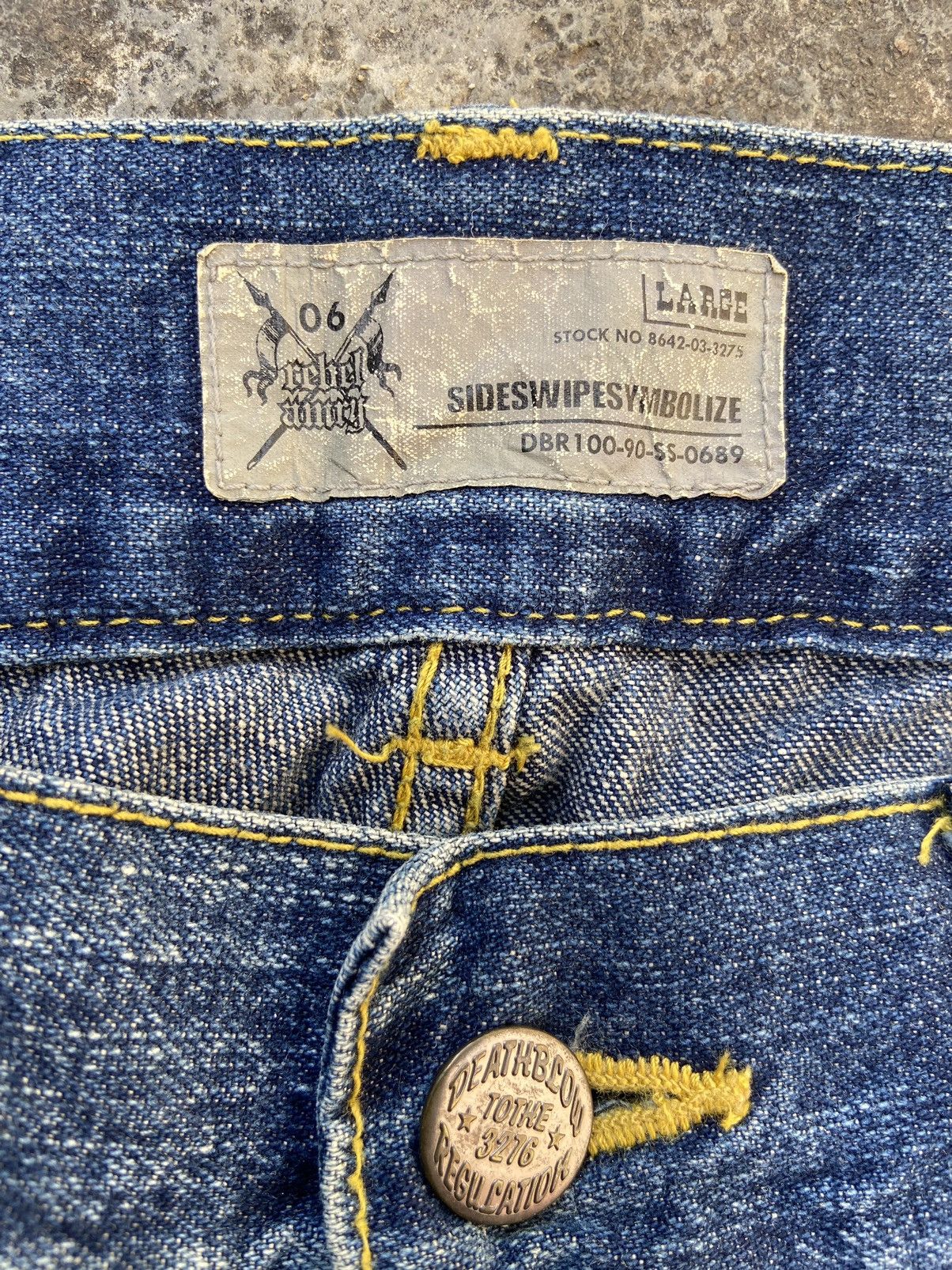 Japanese Brand Sideswipesymbolize by DBR Carpenter pants jeans Size US 35 - 15 Thumbnail