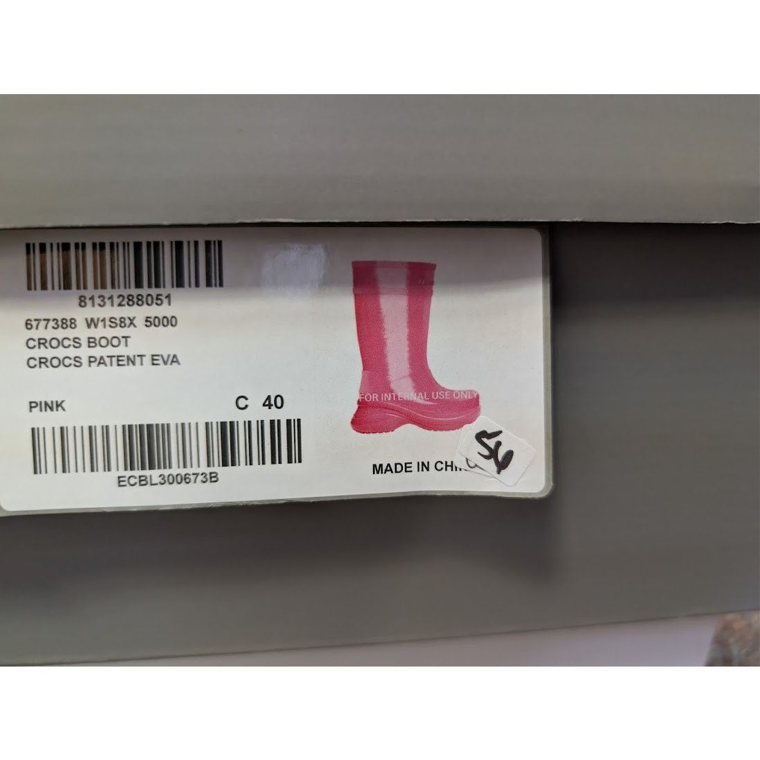 Balenciaga o1rshd1 Patent Eva Crocs Boots in Pink 40 Size US 10 / IT 40 - 18 Thumbnail