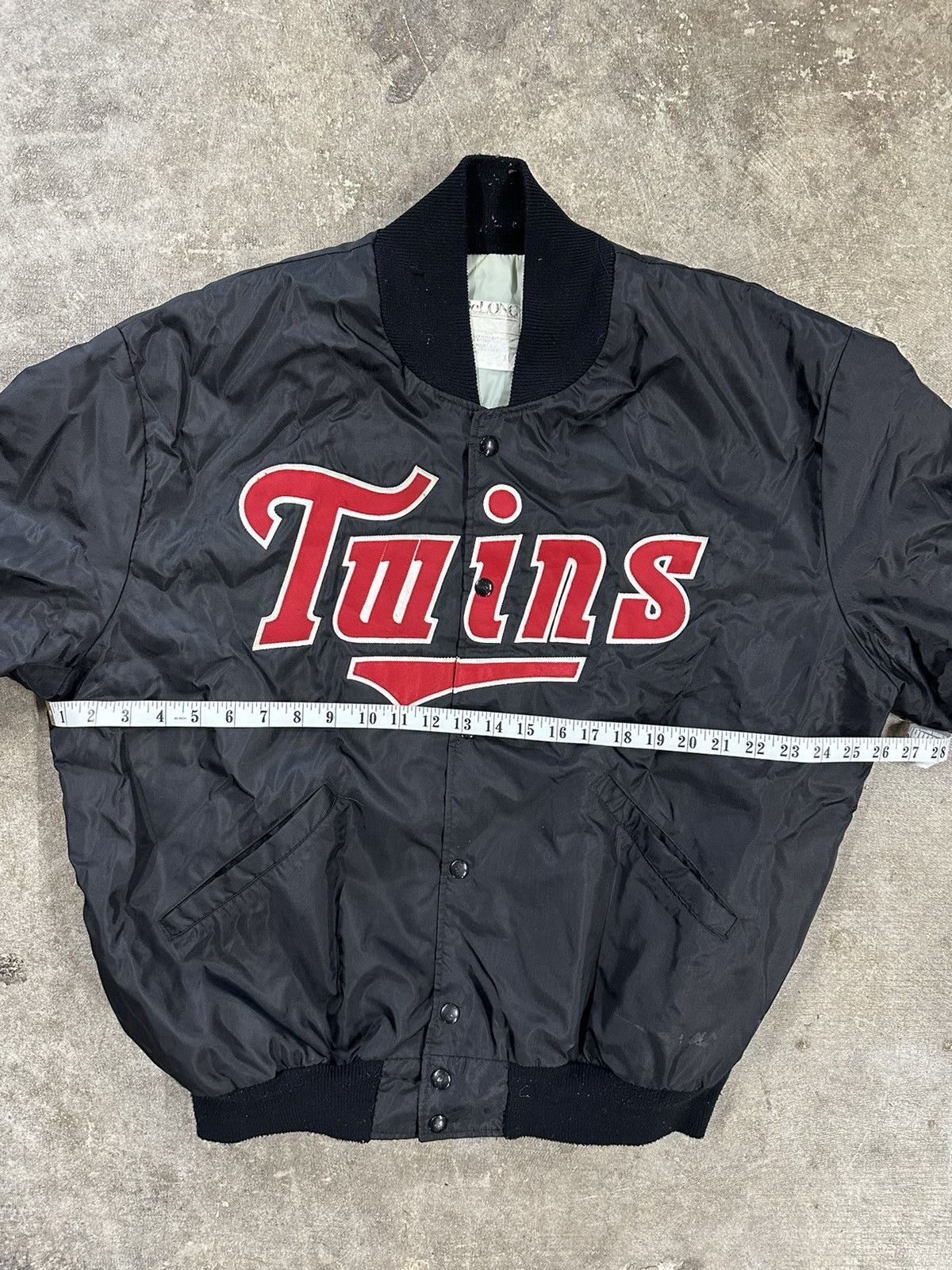 Delong Vintage 90s Delong Minnesota Twins MLB Satin Jacket READ Size US XL / EU 56 / 4 - 15 Thumbnail
