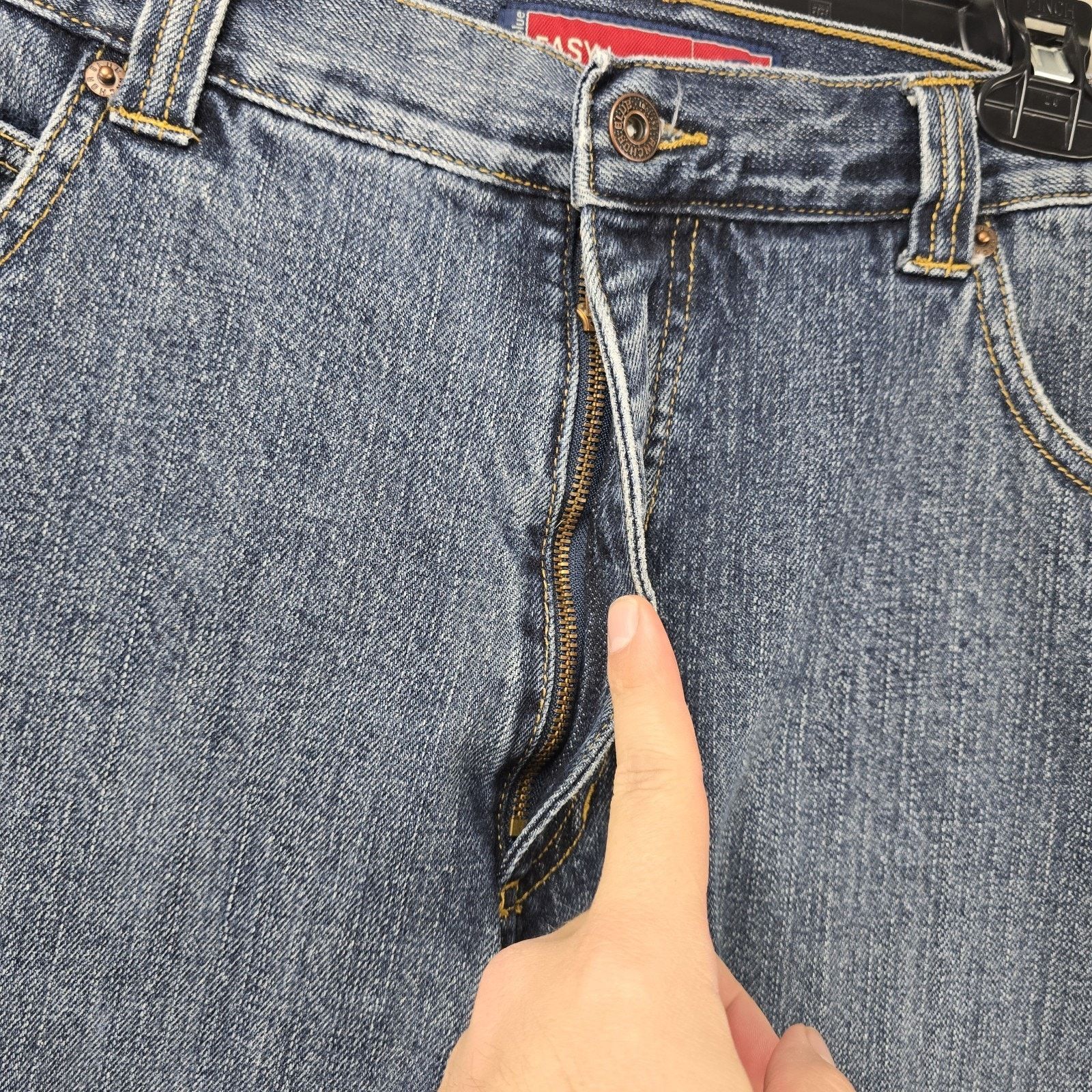 Anchor Blue Vintage Anchor Blue Jeans Mens 38x30 Blue Baggy Wide Leg Y2K Size US 38 / EU 54 - 3 Thumbnail