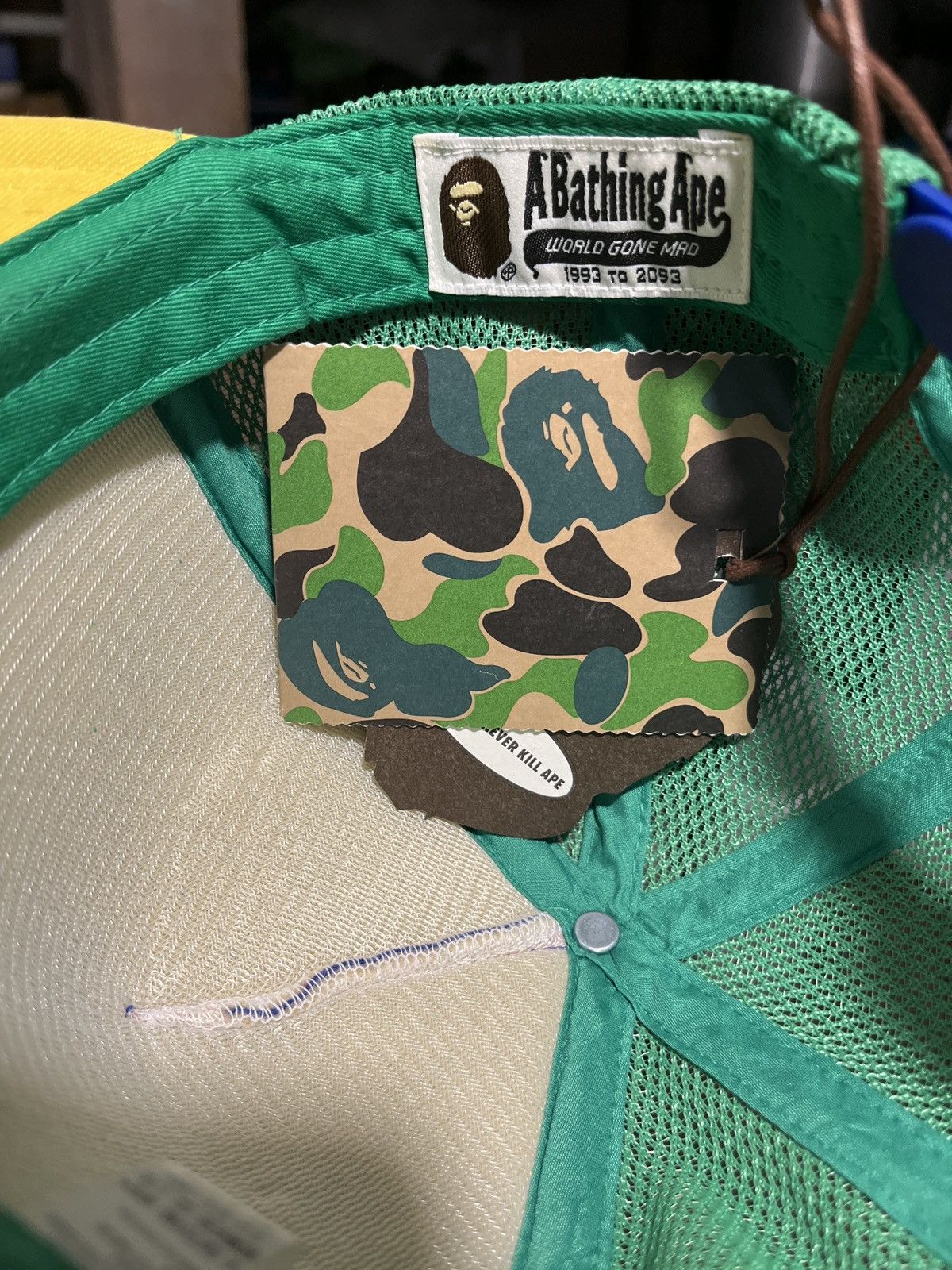 Bape Bape Mesh cap Size ONE SIZE - 2 Thumbnail
