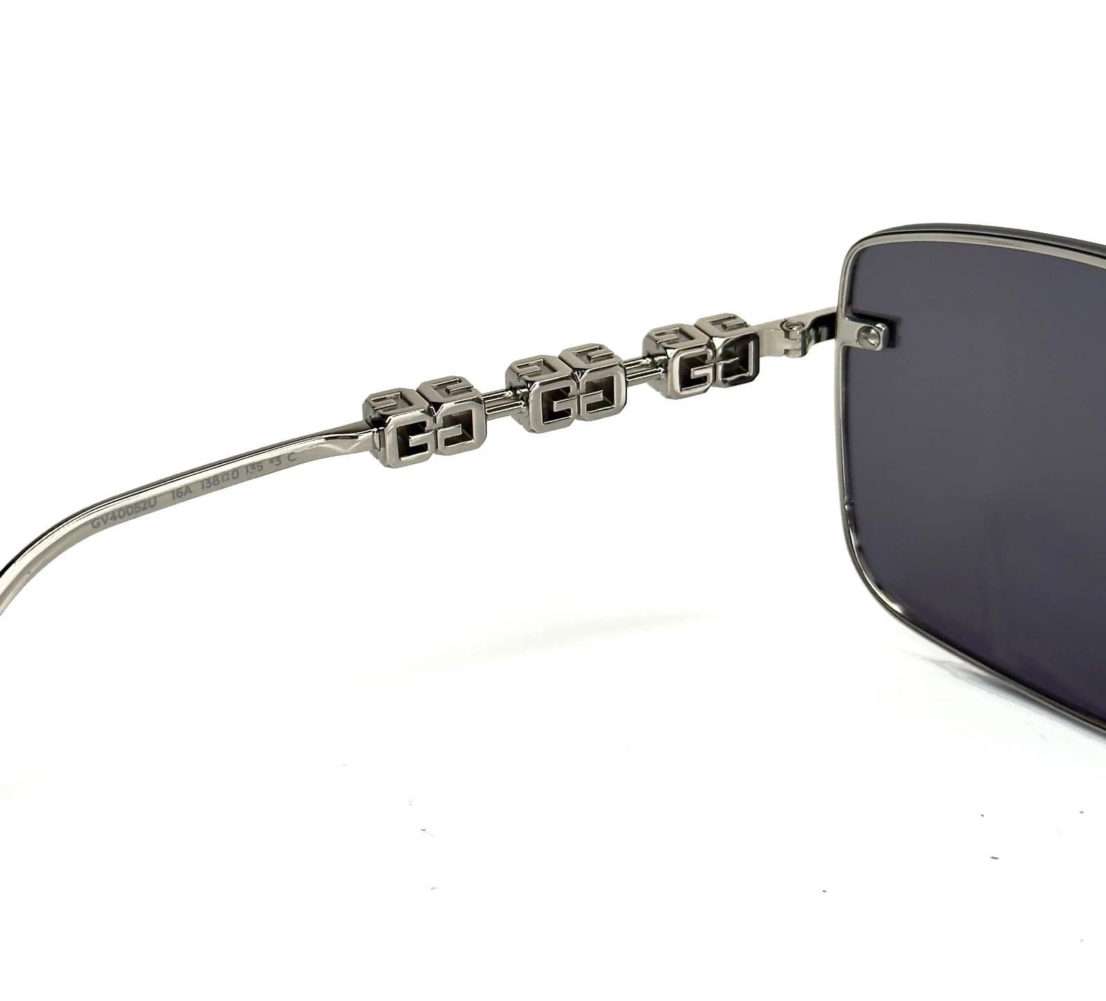 Givenchy GIVENCHY GV40052U GV 40052 4GEM Silver Square Sunglasses 16A Size ONE SIZE - 2 Thumbnail
