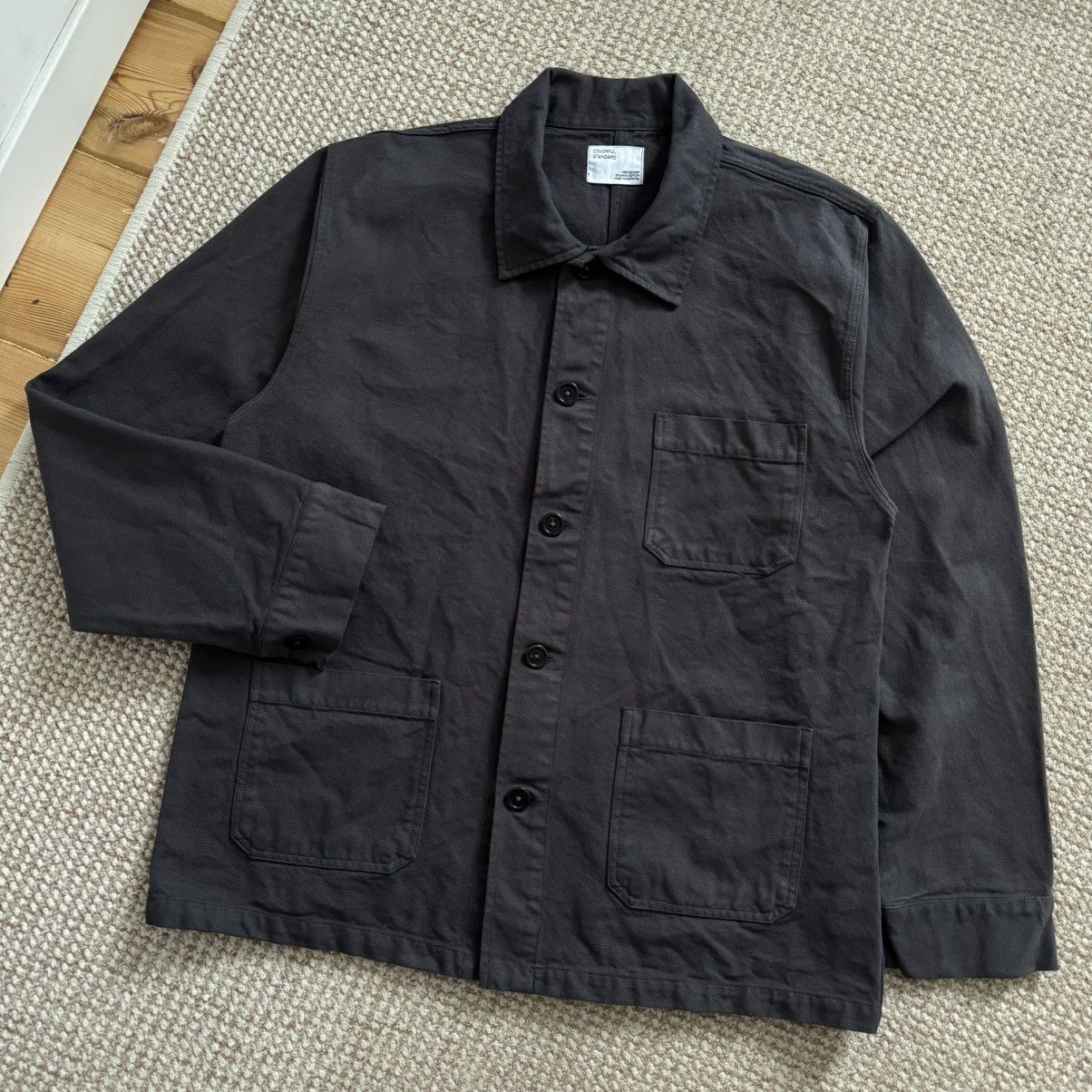 Colorful Standard Colorful Standard Organic Work Pre Washed Lava Gray Jacket Size US M / EU 48-50 / 2 - 1 Thumbnail