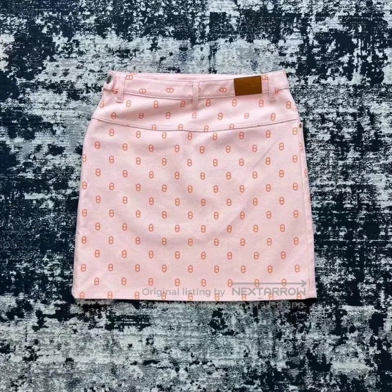 Hermes Hermes Pink Pig Nose Short Skirt Size 24" / US 00 / IT 34 - 2 Thumbnail