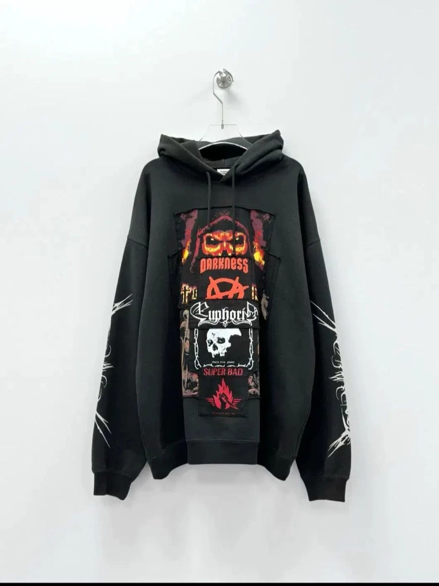 Vetements Vetements+Velcro Sanskrit sweatshirt -DMC Size US M / EU 48-50 / 2 - 1 Thumbnail