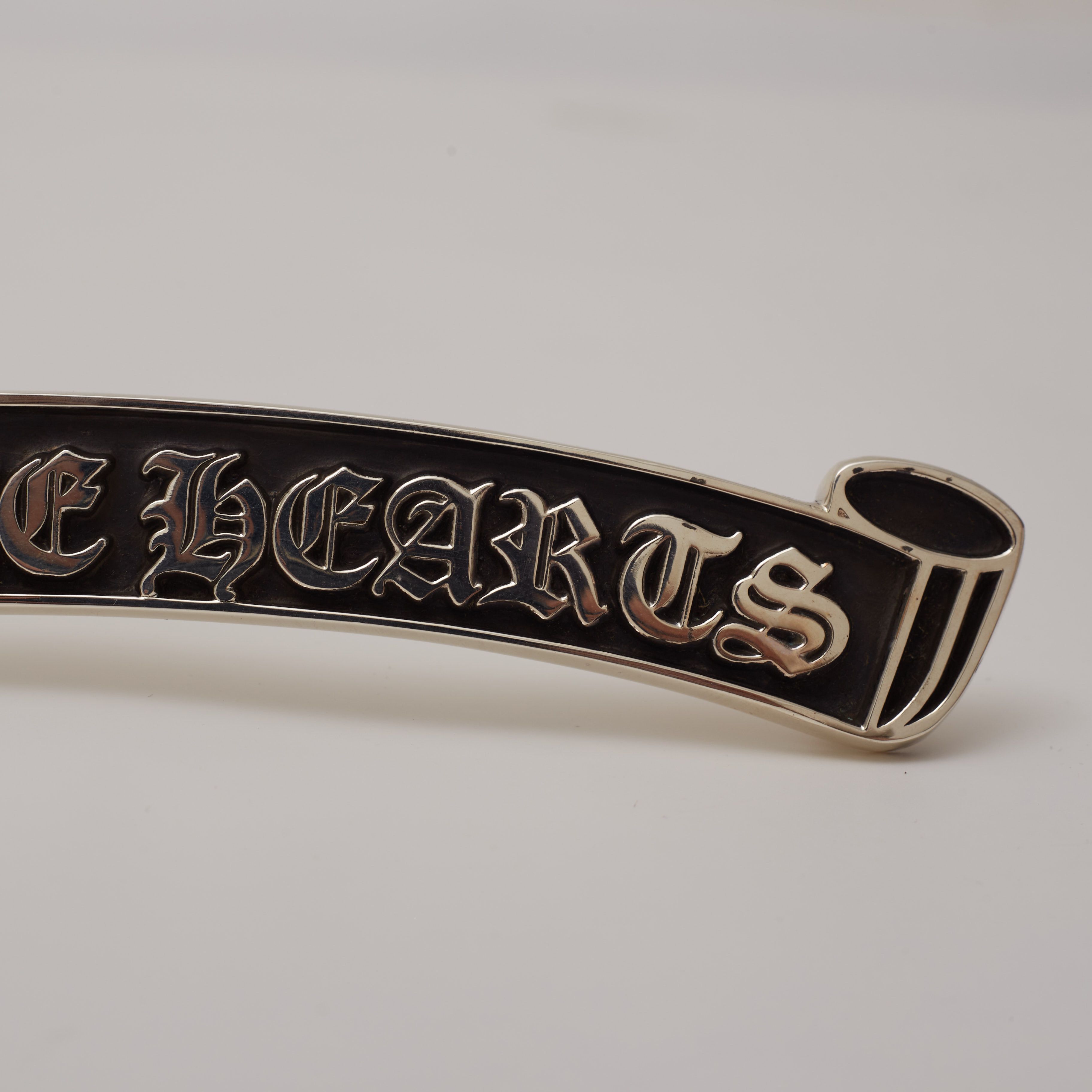 Chrome Hearts CHROME HEARTS LOGO PLAQUE IN SILVER ANTIQUE METAL Size ONE SIZE - 3 Thumbnail