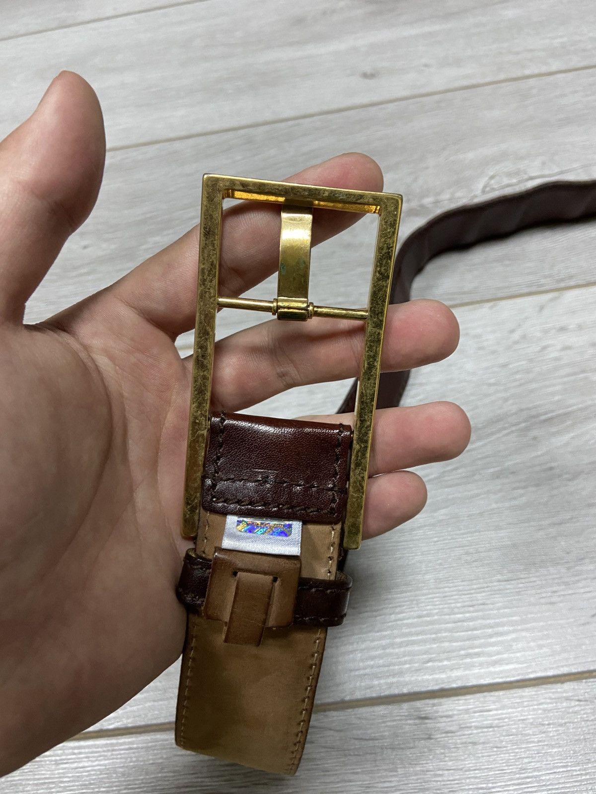 Dolce & Gabbana × Vintage Dolce&gabbana leather D&G vintage belt metal buckle Size ONE SIZE - 5 Thumbnail