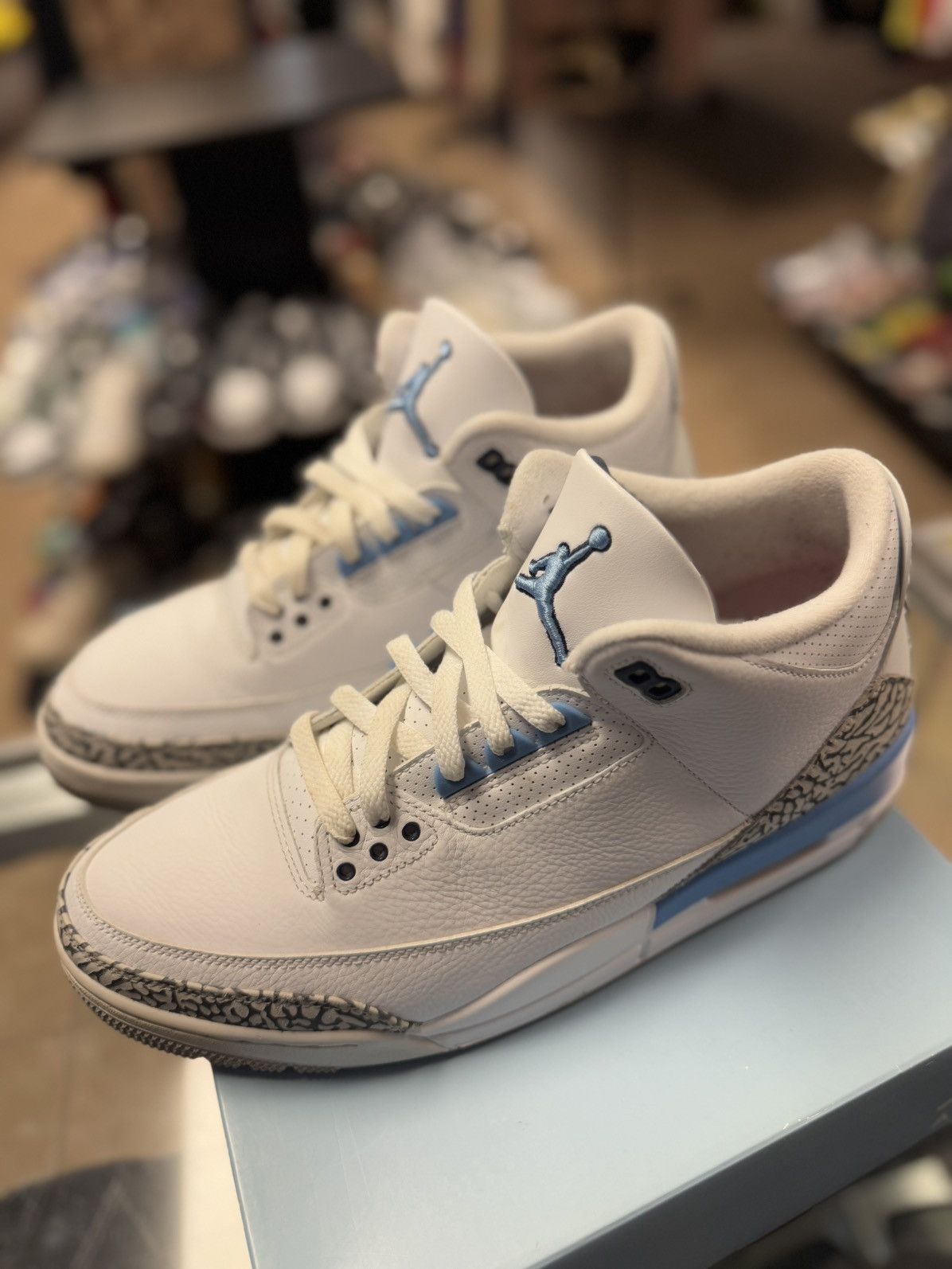 Jordan Brand Jordan 3 UNC (CT8532-104) Size 12 🧼 W/ BOX Size US 12 / EU 45 - 5 Thumbnail