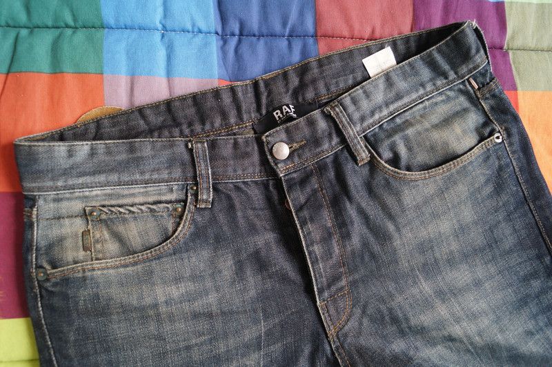 Raf by Raf Simons Raf Simons Dirty Denim Jeans Size US 32 / EU 48 - 13 Thumbnail