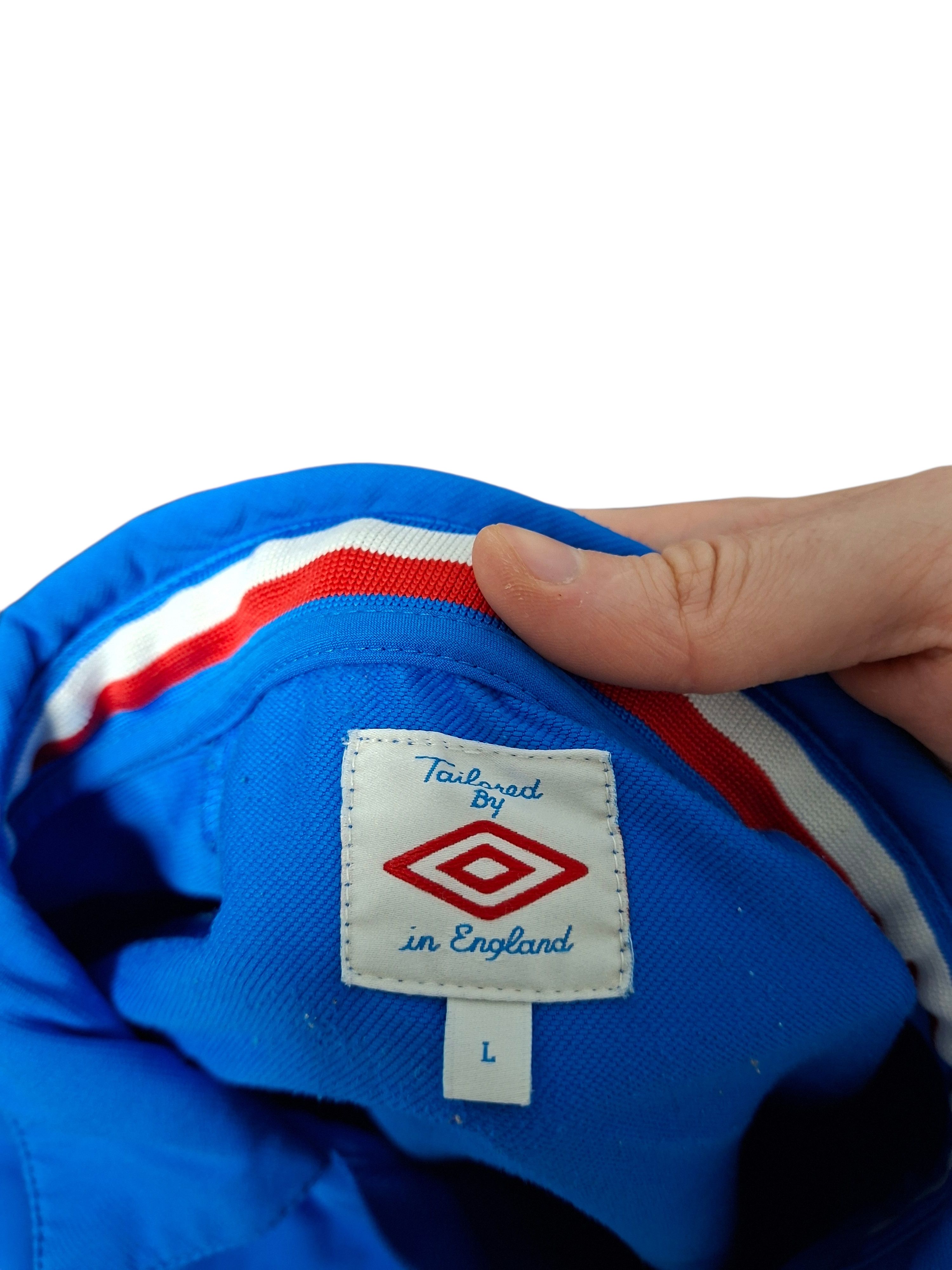 Umbro ENGLAND UMBRO VINTAGE SOCCER NYLON SWEATSHIRT Size US L / EU 52-54 / 3 - 4 Thumbnail