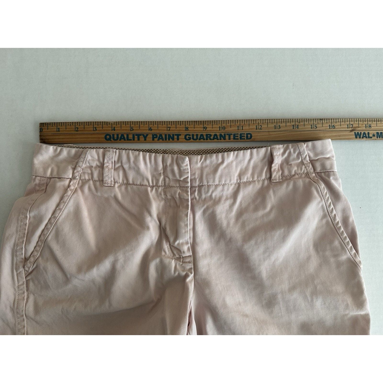 J.Crew J Crew Women's Chino Shorts Pink Sz 6 Classic Twill Preppy Size 28" / US 6 / IT 42 - 7 Thumbnail