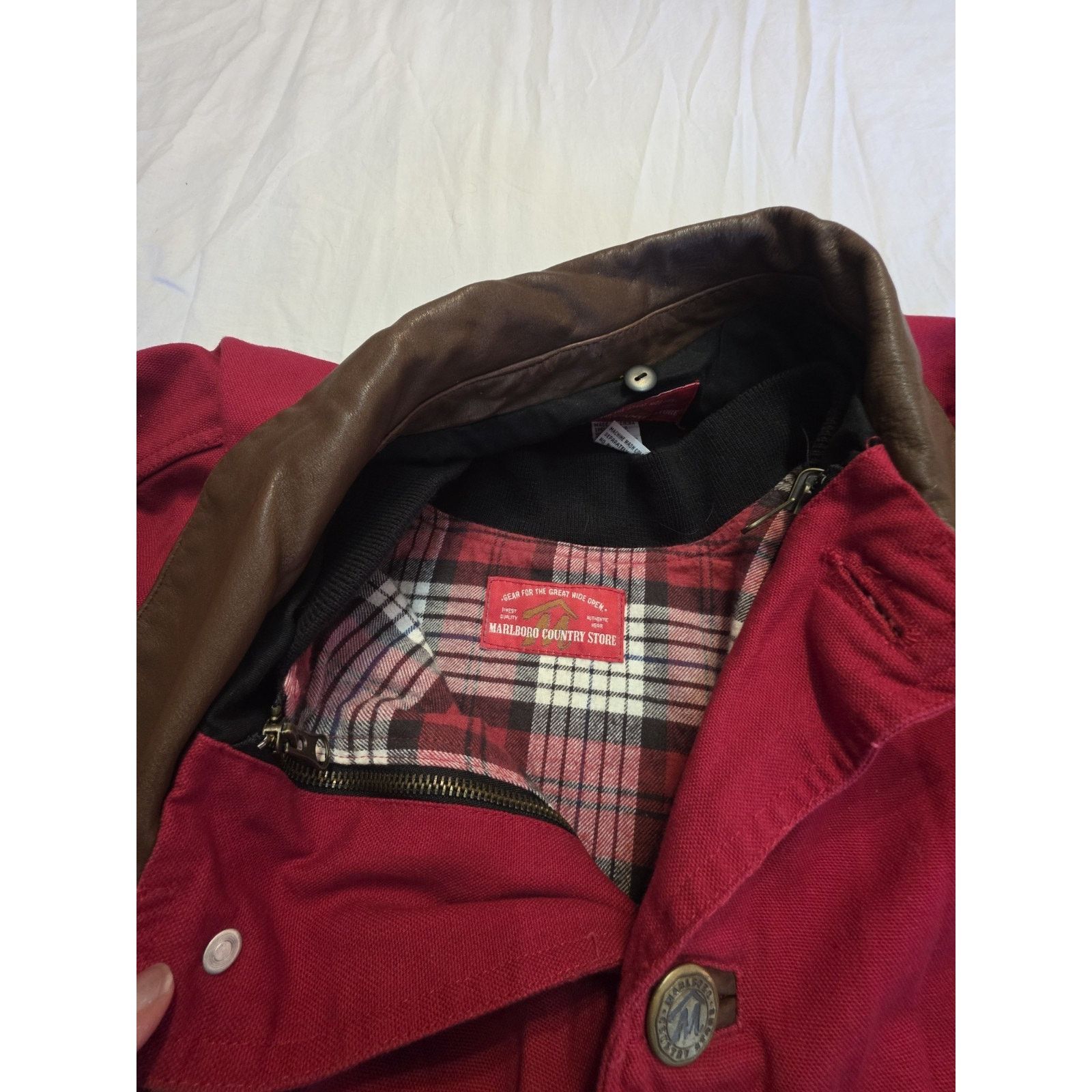 Marlboro Marlboro Country Store Vintage Red Barn Style Jacket Size US M / EU 48-50 / 2 - 4 Thumbnail