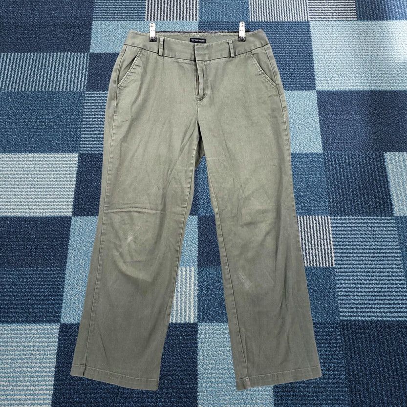 Dockers Dockers Pants Womens 10 Short Green Straight Leg Mid Rise Flat Front Casusal Size 32" / US 10 / IT 46 - 1 Thumbnail