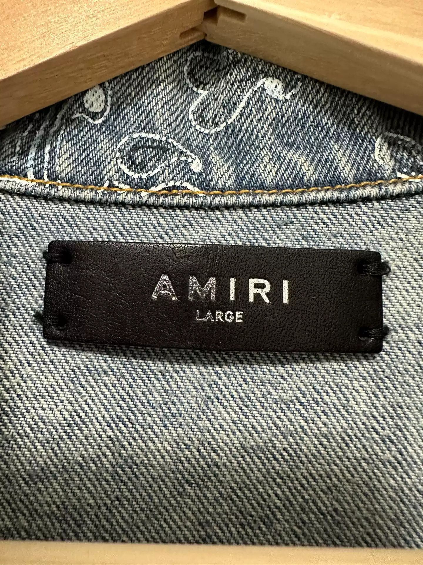 Amiri AMIRI Bandana Destroyed Trucker JKT-2506 Size US L / EU 52-54 / 3 - 5 Thumbnail
