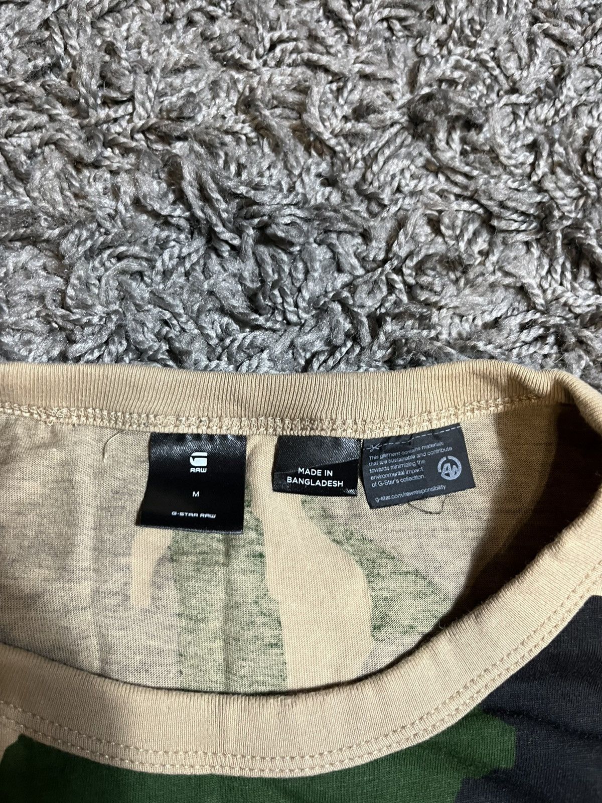 G-Star G STAR Y2K STYLE CAMO COTTON T-SHIRT Size US M / EU 48-50 / 2 - 3 Thumbnail