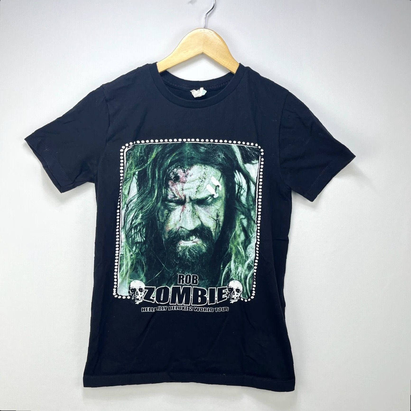Vintage VINTAGE Y2K Rob Zombie Hellbilly Deluxe 2 T-Shirt XS Mens Black Size US XS / EU 42 / 0 - 2 Thumbnail
