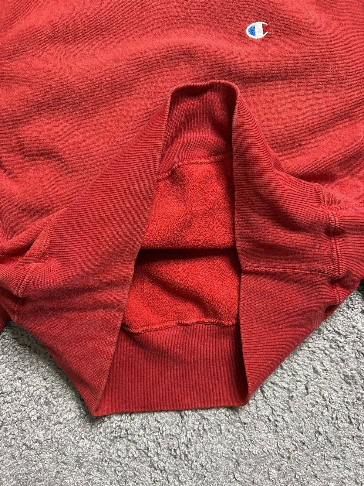 Champion Vintage 80s Reverse Weave Champion Sweatshirt Blank Red USA Size US M / EU 48-50 / 2 - 4 Thumbnail