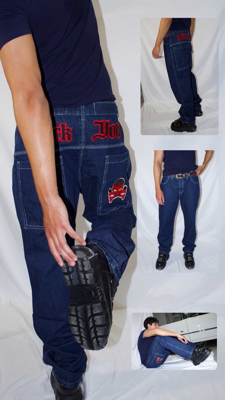 Other Xantana F*CK YOU Jeans Size US 32 / EU 48 - 4 Thumbnail