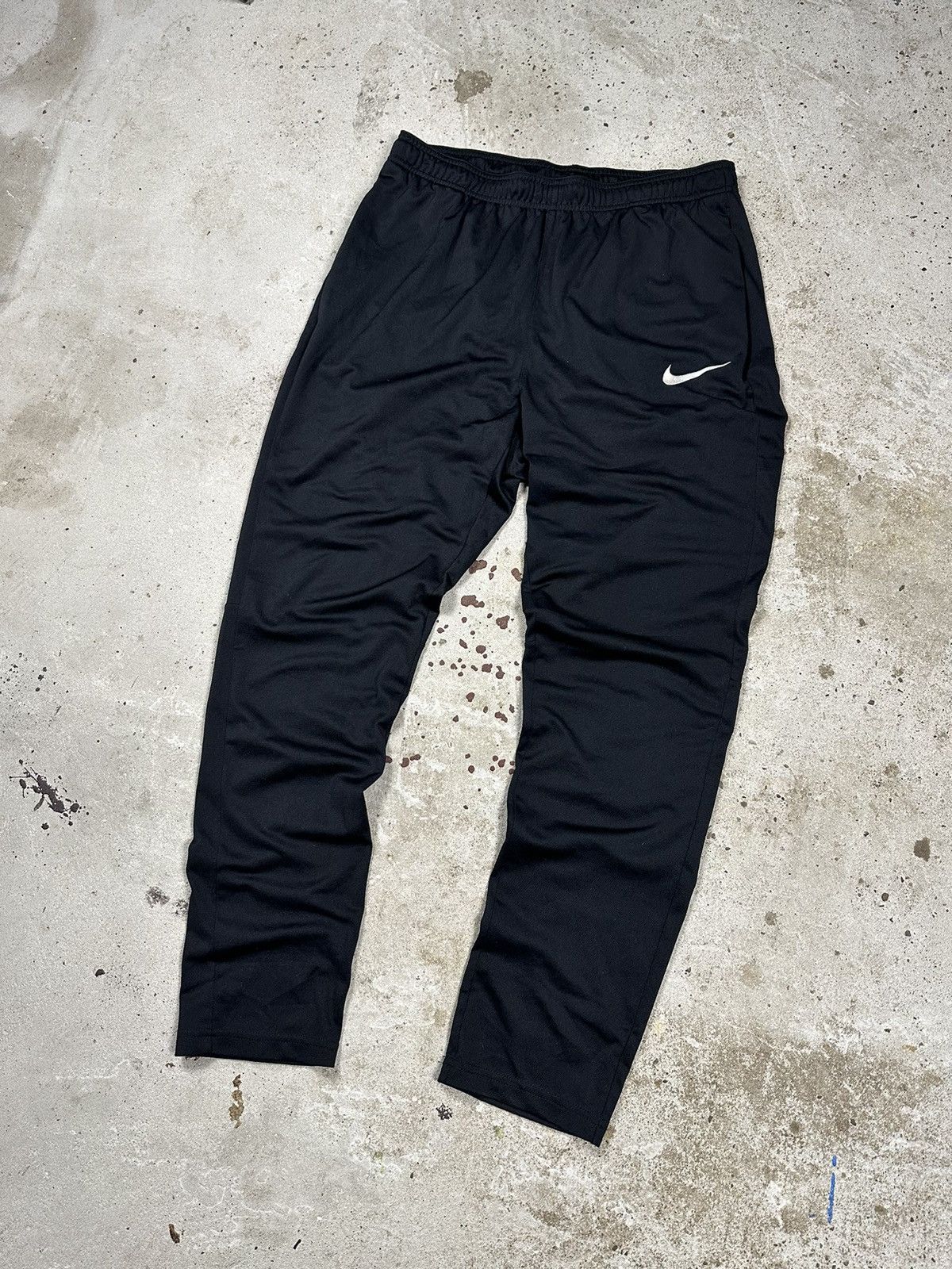 Nike Vintage Nike Black Track Pants Swoosh y2k Size US 33 - 11 Thumbnail