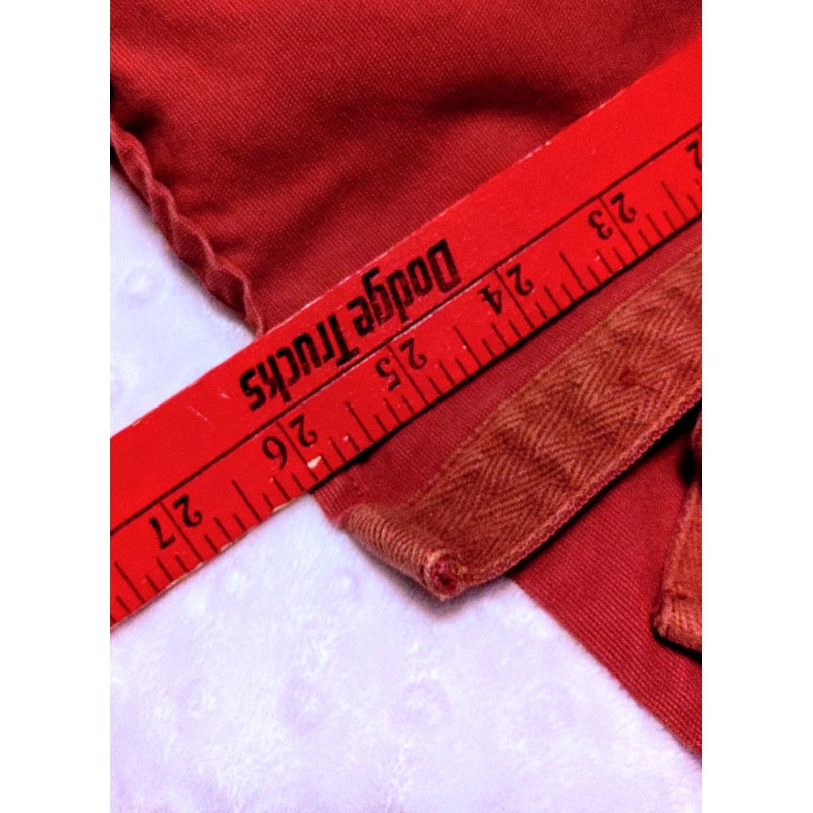 Vintage Northcrest Red Twill Button-Down Shirt 2XLT Mens Stock Heavy Cotton Regular Fit Button-Up Casual Size US XXL / EU 58 / 5 - 7 Thumbnail